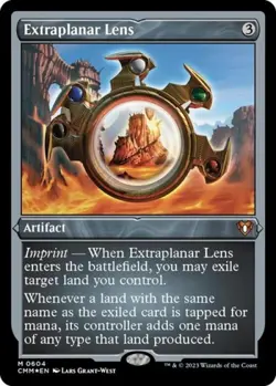 Extraplanar Lens (Foil Etched) -Foil Near Mint MTG Commander Masters - Image 1