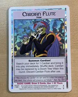 Cardian Flute Sailor Moon CCG Holo Foil Card, Series 3, 2000, MINT - Image 1