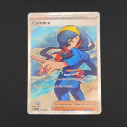 Pokemon TCG Card Carmine 204/167 Twilight Masquerade Ultra Rare Full Art - NM - Image 1
