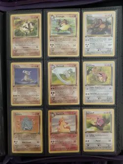 M/NM 1st Edition Jungle WOTC Pokemon Common/Uncommon Lot 26 Cards - Image 1