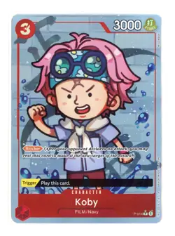 Koby Full Art P-014 P * One Piece Premium Booster The Best Card - Image 1