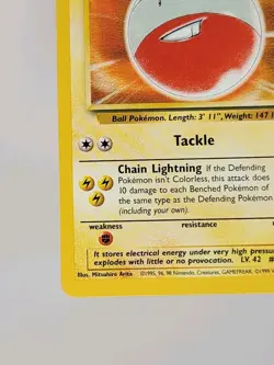 Electrode Pokemon Card Jungle Set Non Holo Rare 21/102 Excellent Condition - Image 4