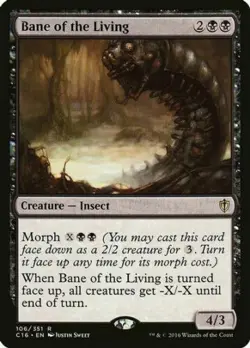 MtG x1 Bane of the Living Mixed Sets Same Art - Magic the Gathering Card - Image 1