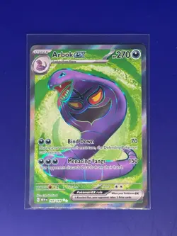Arbok EX Scarlet Violet 151 Holo Ultra Rare Card 185/165 - Pokemon TCG - Image 1