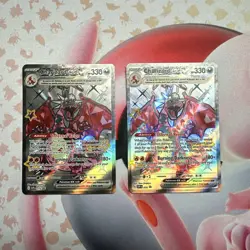 Pokemon TCG Charizard EX SVP074 Black Star Promo Full Art Card x2 Mint Condition - Image 1