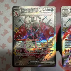 Pokemon TCG Charizard EX SVP074 Black Star Promo Full Art Card x2 Mint Condition - Image 2