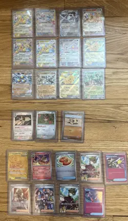 Pokemon Prismatic Evolutions 24 Card Lot Ft Masterballs Hyper Rare And More - Image 1