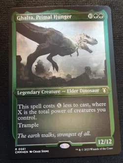Ghalta, Primal Hunger - Etched Foil - CMM - MTG - NM Unplayed - EN - 0561 - Image 1