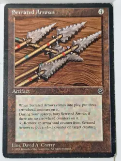 Serrated Arrows - Homelands - Magic the Gathering MTG Nice! - Image 1