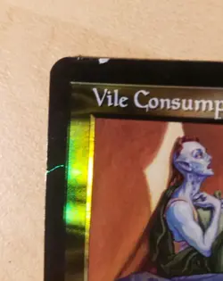 Magic the Gathering MTG Invasion Vile Consumption Foil Light Play See Pictures - Image 2