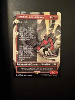 Summon: G.F. Cerberus Final Fantasy Borderless Rare - Image 1