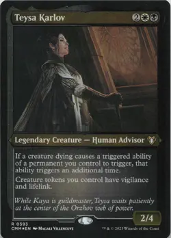 Teysa Karlov (Foil Etched) - FOIL - R Commander Masters 593 - MTG - Image 1