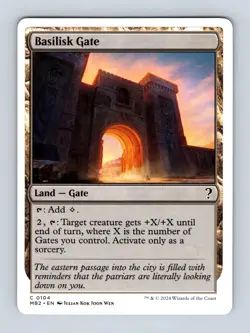 Basilisk Gate (White Border) Mystery Booster 2 Non-Foil MTG NM - Image 1