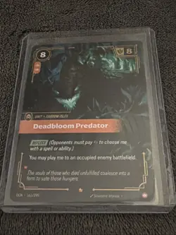 Riftbound Origins Dreadbloom Predator Epic Foil 161/298 - Image 1