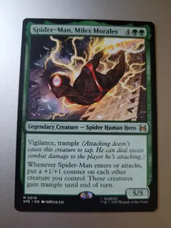 Spider-Man, Miles Morales NM SPE #18 Mythic Non Foil MTG Magic The Gathering - Image 1