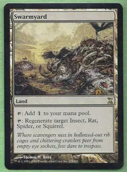 Swarmyard [Bloomburrow Commander] Magic the Gathering MTG - Image 1