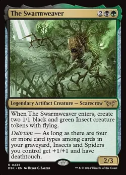 The Swarmweaver 1x MtG Duskmourn: House of Horror SP/NM - Image 1