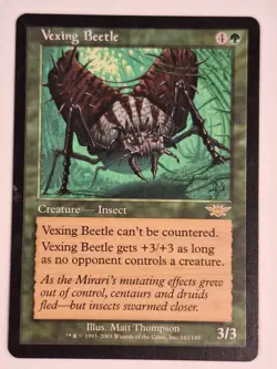 Vexing Beetle - Legions - Magic the Gathering MTG Nice! - Image 1