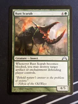 1x Rust Scarab (130) Gatecrash LP MTG Magic the Gathering x1 MKE - Image 1