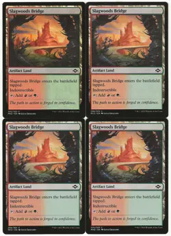 MTG Slagwoods Bridge x4 Modern Horizons 2 Common NM Playset - Image 1