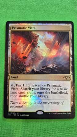 FOIL Prismatic Vista - Modern Horizons - Near Mint NM - English - Magic MTG - Image 1