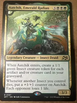 Magic: The Gathering Aetherdrift- Aatchik, Emerald Radian #187 - Image 1