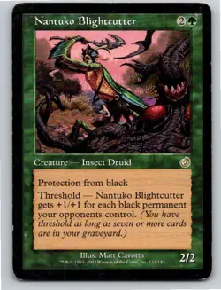 Magic the Gathering MP Nantuko Blightcutter Torment MTG Free Shipping! - Image 1