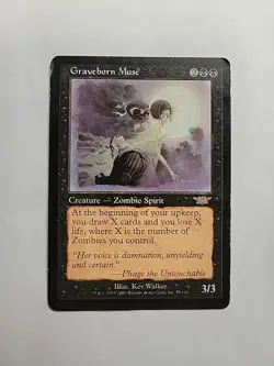 MTG - Graveborn Muse Legions Regular Rare #73 - Image 1