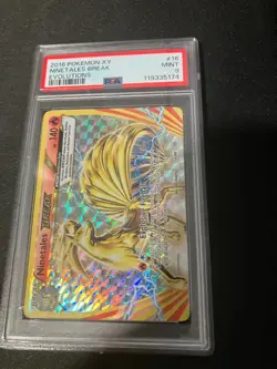 2016 POKEMON XY EVOLUTIONS #16 NINETALES BREAK PSA 9 - Image 1