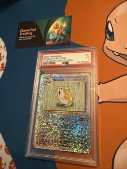 2002 POKEMON LEGENDARY COLLECTION #61 RATICATE REVERSE HOLO FOIL PSA 3 - Image 1