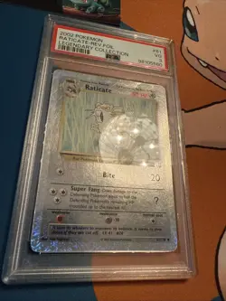 2002 POKEMON LEGENDARY COLLECTION #61 RATICATE REVERSE HOLO FOIL PSA 3 - Image 2