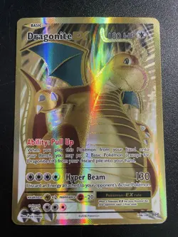 Dragonite EX 106/108 Evolutions Holo Full Art Ultra Rare MP Pokemon Card 2016 - Image 1