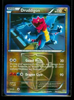 Pokemon DRUDDIGON 94/135 Plasma Storm - RARE Rev Holo - MINT - Image 1