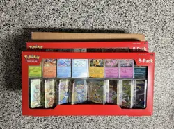 Pokemon Prismatic Evolutions Mini Tins 8-Pack Sealed - Lot of 4 Costco - Image 1