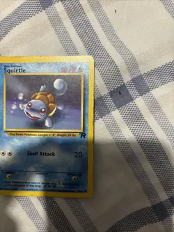 Pokemon Squirtle TCG Team Rocket 68 Unlimited Common - Image 3