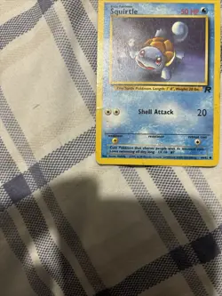 Pokemon Squirtle TCG Team Rocket 68 Unlimited Common - Image 5
