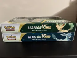Pokemon TCG Glaceon & Leafeon VSTAR Special Collection Box SET - Factory Sealed - Image 3