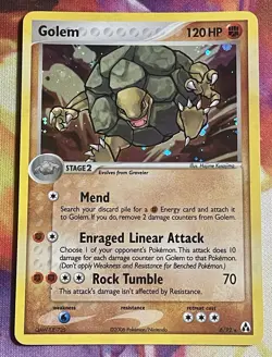 Pokemon TCG Golem Holo Legend Maker 6/92 Near Mint - Image 1
