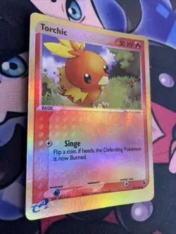 Pokemon TCG Torchic EX Ruby and Sapphire 74/109 Reverse Holo Common Mp - Image 2