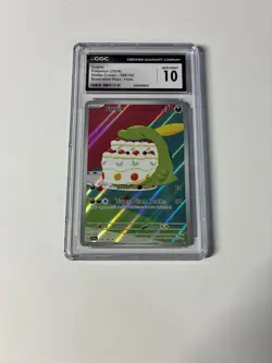 Pokemon Stellar Crown- GULPIN - Illustration Rare Holo - 154/142 CGC Graded 10 - Image 1