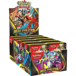 Presale Pokemon TCG MegaEvolution Built & Battle Deck Display (10 Decks) Presale - Image 1