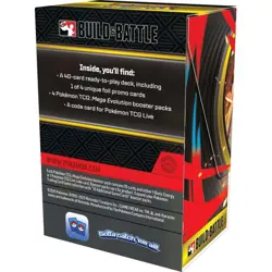 Presale Pokemon TCG MegaEvolution Built & Battle Deck Display (10 Decks) Presale - Image 4