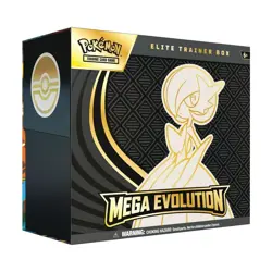 In Stock Pokemon TCG Mega Evolutions Elite Trainer Box Gardevoir Art - Image 1