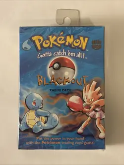 Pokemon TCG Blackout Theme Deck Sealed - (Nintendo Wizards of The Coast 1999) 742818060585 - Image 1