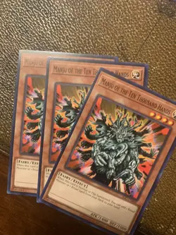 Yugioh Manju of the Ten Thousand Hands Common IOC 25th Anniversary X3 - Image 1