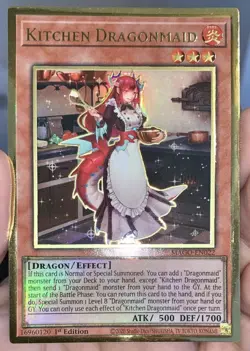 Yugioh Kitchen Dragonmaid MAGO-EN022 Premium Gold Rare 1st Ed NM w/Tracking - Image 3