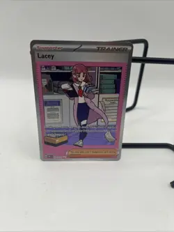 Lacey Prismatic Evolutions Holo Card 175/131 SV NM Condition - Image 1