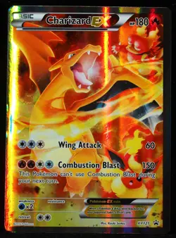Charizard EX #XY121 NM Damaged Pokemon Card - Image 1