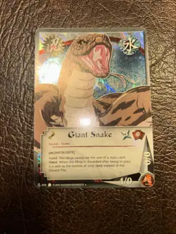 Naruto Collectible Card Game: Giant Snake 075 Holo English - Image 1