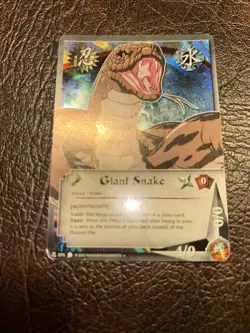Naruto Collectible Card Game: Giant Snake 075 Holo English - Image 2